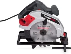 Powerplus POWESET4 Elektrische Cirkelzaag - 1200W - Zaagblad 185mm - Incl. Parallelgeleider, Stofafzuigingaansluiting, Aluminium Gereedschapskoffer En 4 Cirkelzaagbladen Hout -Makita || Merkloos || Stanley Verkoopwinkel 1200x920 7