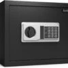 Earkings Kluis 30x38x30 Cm Met Cijferslot - Kluis Elektronisch Geldkist - Inclusief Bevestigingsmateriaal, Twee Noodsleutels En Alarm Slot - 25.7L