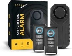 Anti-Diefstal Fietsalarm Met Extra Afstandsbediening - Scooter Alarmsysteem - Bike Alarm - Fietsalarm Voor E-bike - Waterdicht - 113DB