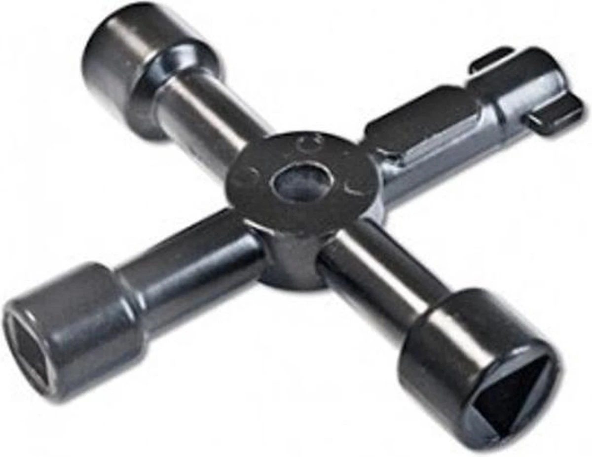 Merkloos 4 Weg Sleutel Universeel - Multisleutel 1 Merkloos 4 Weg Sleutel Universeel - Multisleutel