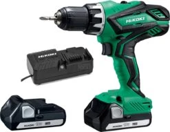 Hikoki Accuboormachine - DS18DJL WKZ 2x Accu Schroefmachine 18V 2,0Ah Hsc II - Lader - Zonder Koffer