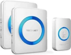 TeckNet Draadloze Deurbel Met 2 Ontvangers Op Stroom
