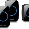 Santel Draadloze Deurbel Met 2 Ontvangers – Deurbel Draadloos - Deurbellen – Wireless Doorbell - IP44 Waterdicht
