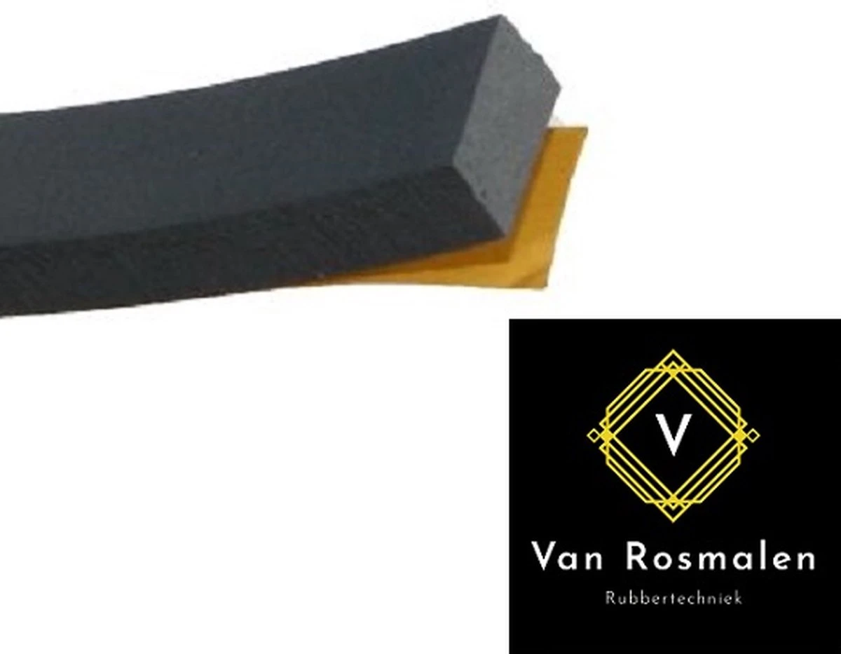 VRR Zelfklevend Celrubber EPDM 10 X 3mm, Tochtstrip, Afdichtband, Per 10 Meter 1 VRR Zelfklevend Celrubber EPDM 10 X 3mm, Tochtstrip, Afdichtband, Per 10 Meter