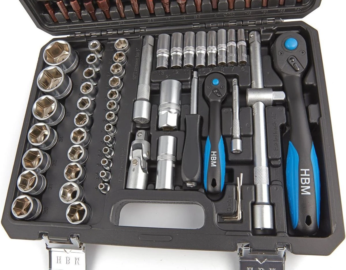 108 Delige Professionele Doppenset Met Premium Ratels 2 108 Delige Professionele Doppenset Met Premium Ratels - Afbeelding 2