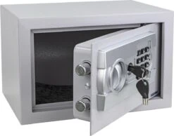 Fichero® Elektronische Kluis Met Cijferslot - Kan Ook Opgehangen Aan Muur - 4 KG - Incl. 2 Noodsleutels - Kluis Voor Thuis - Grijs -Makita || Merkloos || Stanley Verkoopwinkel 1200x942 7