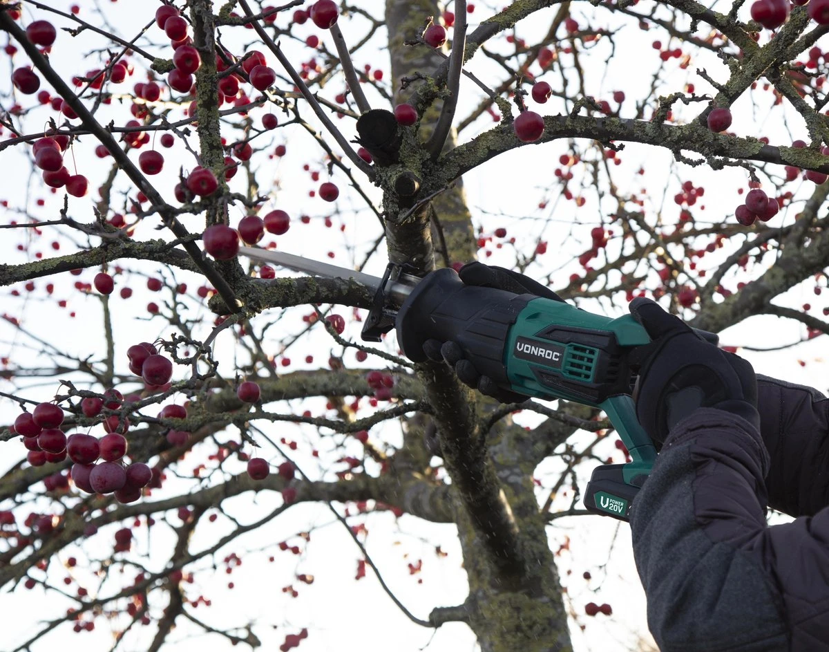 VONROC Accu Reciprozaag – VPower 20V – Incl. 2.0Ah Accu, Oplader & 3 Zaagbladen (made In Germany) 6 VONROC Accu Reciprozaag – VPower 20V – Incl. 2.0Ah Accu, Oplader & 3 Zaagbladen (made In Germany) - Afbeelding 6