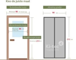 Ki-tec | Magnetisch Vliegengordijn | 90 X 213 Cm | Zelfsluitend | A Kwaliteit | Kind En Huisdier Vriendelijk | Keuze Uit 8 Afmetingen! -Makita || Merkloos || Stanley Verkoopwinkel 1200x947 19