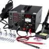 Uten 853D 3in1 Soldeerstation Digitaal Set - 760 Watt - Led Display - Soldeerstation Heteluchtpistool - Mit Verwisselbare Luchtuitlaten 4 Stukken - Soldeerbout Elektrisch - 200-480°c - Voor Smd Componenten