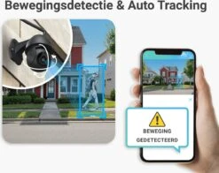 Looki Beveiligingscamera Buiten - 5G & 2.4G - 3MP - Full HD - ONVIF - Incl. 32GB SD-kaart - Draadloos Internet - Wifi & App - Met Nachtzicht - Zwart -Makita || Merkloos || Stanley Verkoopwinkel 1200x954 6