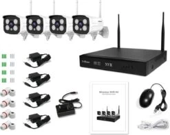 Set Van 4 Camera's Met NVR - POE - Wifi - Inclusief Netwerk Video Recorder - Beveiliging Voor Thuis - Kantoor - Winkel - Xd Xtreme - Beveiligingscamera's Set - Veiligheid - Bewaking 15 Set Van 4 Camera's Met NVR - POE - Wifi - Inclusief Netwerk Video Recorder - Beveiliging Voor Thuis - Kantoor - Winkel - Xd Xtreme - Beveiligingscamera's Set - Veiligheid - Bewaking -Makita || Merkloos || Stanley Verkoopwinkel 1200x959 11
