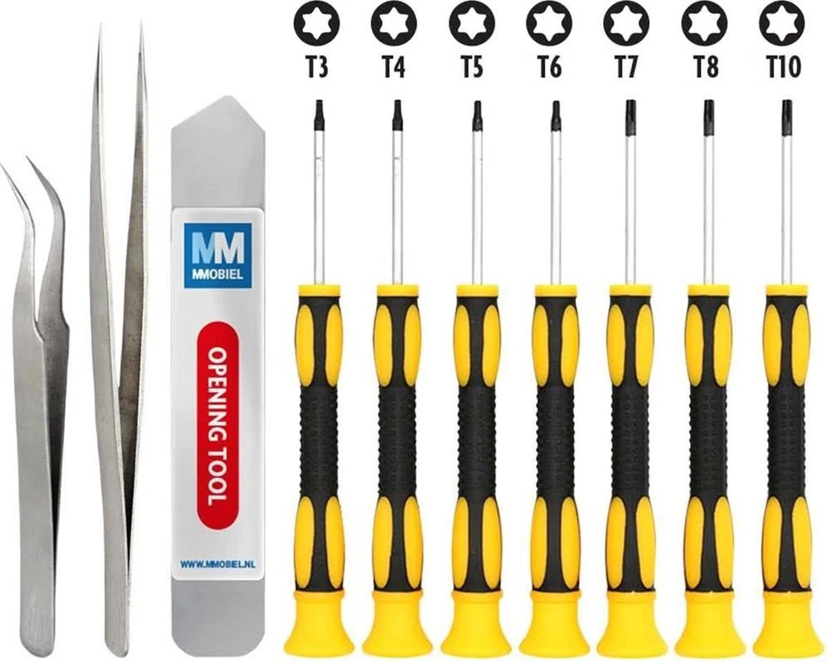 MMobiel 11-delige Torx Schroevendraaierset Met Precisie Tools 1 MMobiel 11-delige Torx Schroevendraaierset Met Precisie Tools