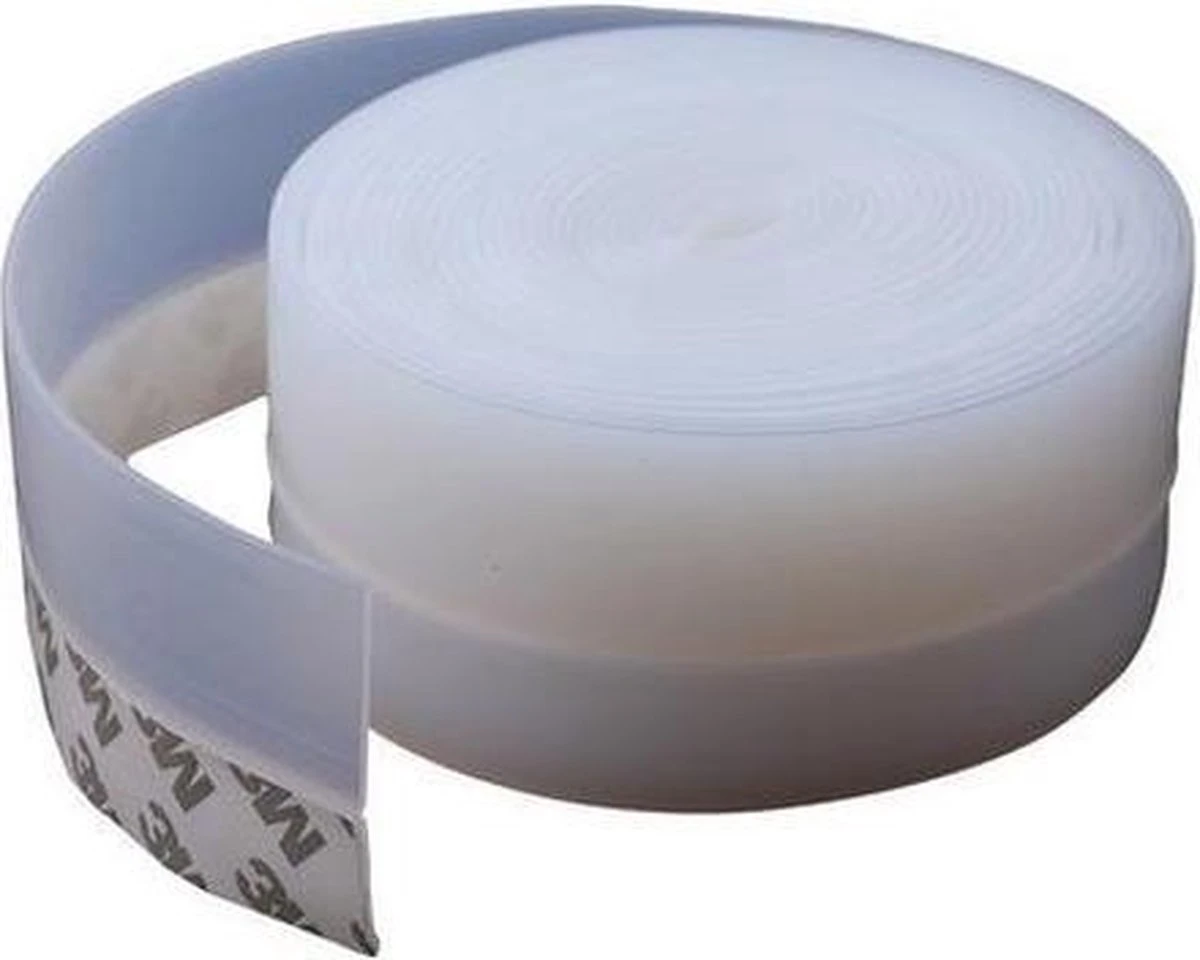 Merkloos Tochtstrip Silicone - Tocht Isolatie Strip - Anti Wind Tochtstrip - 5 Meter 1 Merkloos Tochtstrip Silicone - Tocht Isolatie Strip - Anti Wind Tochtstrip - 5 Meter