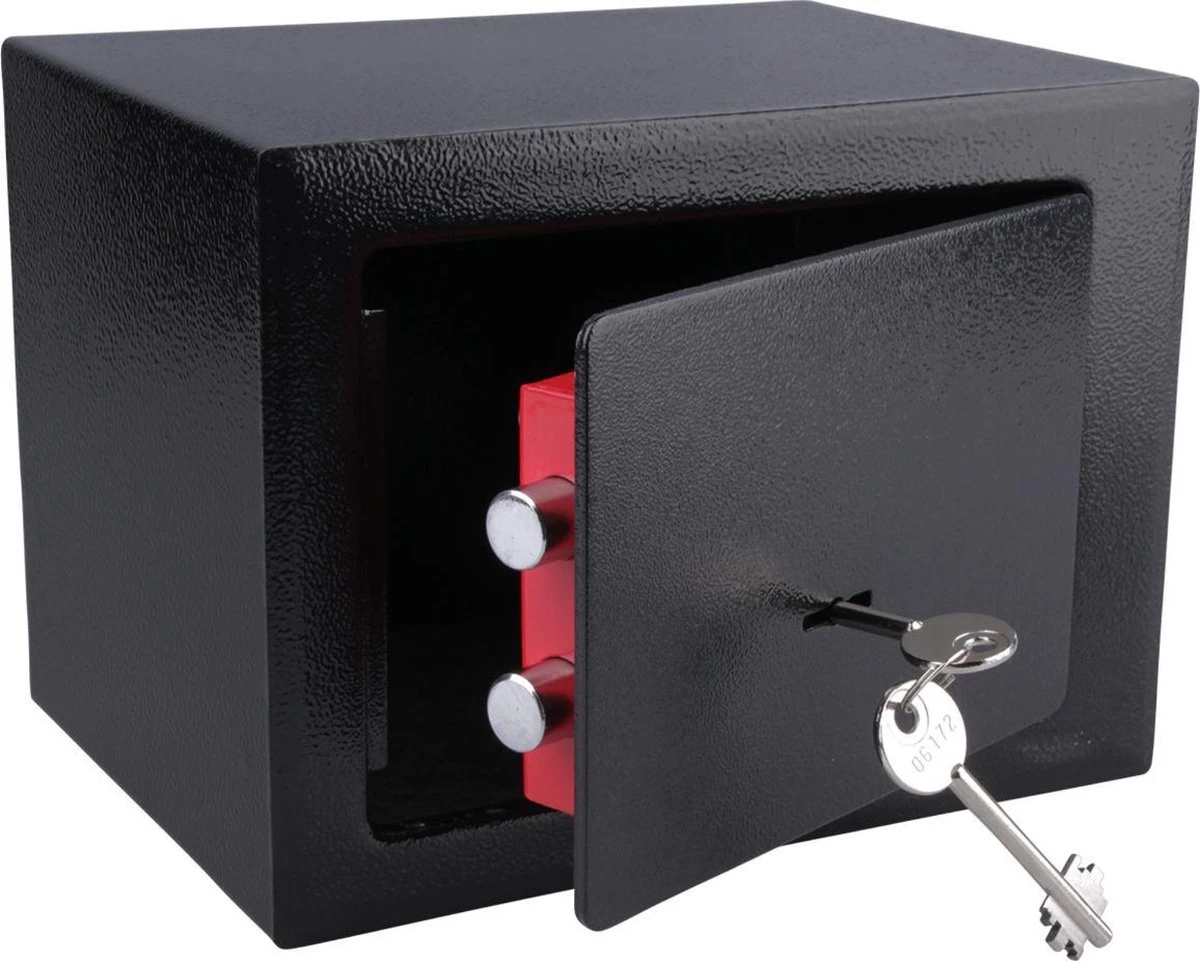 BLANCC Mechanische Kluis Met Sleutels/ Privékluis/ Hotelkluis - 230x170x170 Mm 8 BLANCC Mechanische Kluis Met Sleutels/ Privékluis/ Hotelkluis - 230x170x170 Mm - Afbeelding 8