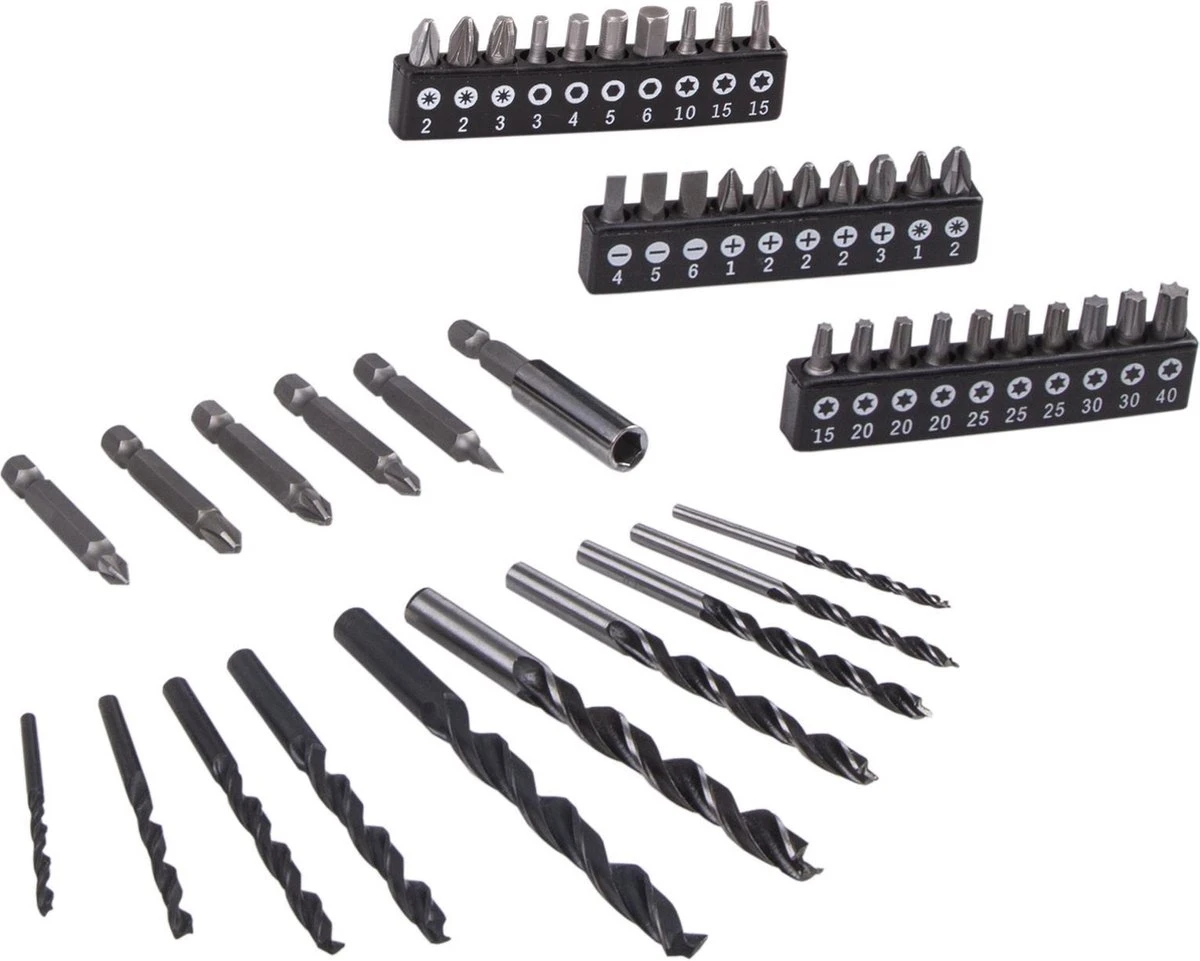 VONROC Accuboormachine – 12V Li-Ion – Incl. Aluminium Opbergkoffer, 46 Accessoires, 1x Accu & Lader 6 VONROC Accuboormachine – 12V Li-Ion – Incl. Aluminium Opbergkoffer, 46 Accessoires, 1x Accu & Lader - Afbeelding 6