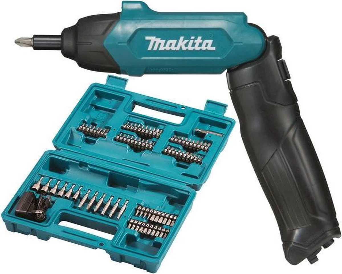 Makita DF001DW Schroefmachine - Lithium-Ion Accu - Met Toebehoren 2 Makita DF001DW Schroefmachine - Lithium-Ion Accu - Met Toebehoren - Afbeelding 2