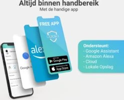 Looki Beveiligingscamera Buiten - 5G & 2.4G - 3MP - Full HD - ONVIF - Incl. 32GB SD-kaart - Draadloos Internet - Wifi & App - Met Nachtzicht - Zwart -Makita || Merkloos || Stanley Verkoopwinkel 1200x965 11