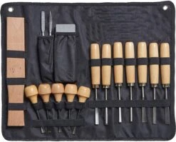 Houtbewerking Gereedschap Beitel Gutsen Houtsnijset Houtsnijden Hobby - Handig Op Te Bergen - Beter Geslepen