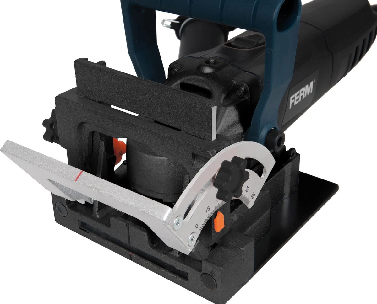 FERM Lamellenfrees 900W Uitgebreide Instelmogelijkheden, Aluminium Voetplaat - Incl. 50 Lamellen En Opbergkoffer 12 FERM Lamellenfrees 900W Uitgebreide Instelmogelijkheden, Aluminium Voetplaat - Incl. 50 Lamellen En Opbergkoffer - Afbeelding 12