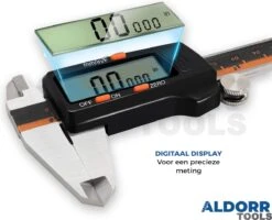 ALDORR Tools - Professionele Digitale Schuifmaat - RVS - Incl. 2 Reservebatterijen - 150mm -Makita || Merkloos || Stanley Verkoopwinkel 1200x970 2
