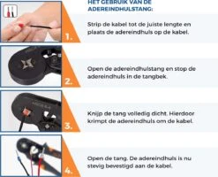 ALDORR Adereindhulstang Vierkante Persing - 0,25 Tot 10 Mm2 (AWG 23 Tot 7) - 1200-delige Accessoireset -Makita || Merkloos || Stanley Verkoopwinkel 1200x971 7