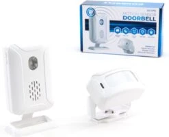 Detepo Entreemelder Met Beweging Detector - Toegangsmelder - Doorgangsmelder - Plug & Play – Winkelbel Met Sensor - Incl. Batterijen