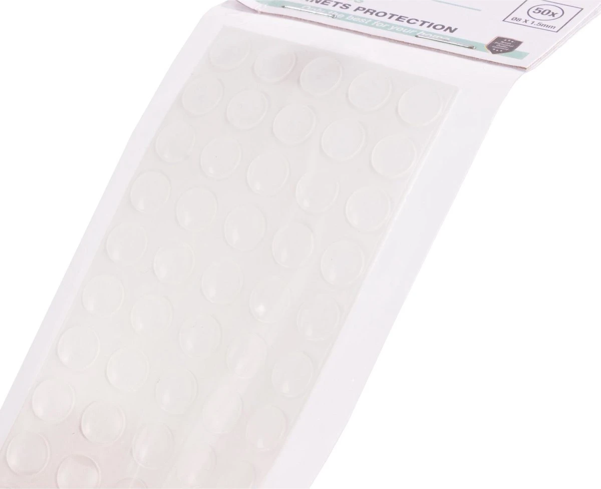 Benson Siliconendruppels - Stootdoppen 50 Stuks - Ø 8 X 1.5 Mm 4 Benson Siliconendruppels - Stootdoppen 50 Stuks - Ø 8 X 1.5 Mm - Afbeelding 4