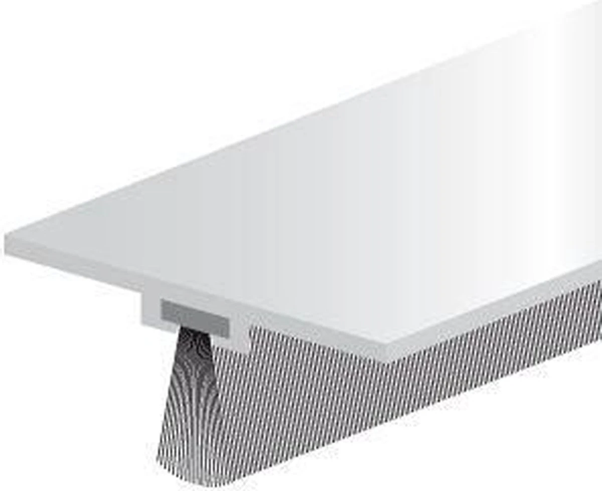 Ellen Dorpelstrip Dbs-Borstel 100cm Alu 1 Ellen Dorpelstrip Dbs-Borstel 100cm Alu