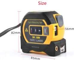 Levabe 3 In 1 Slimme Rolmaat - Digitale Laser - Afstandsmeter 40M - Elektronische Metrische Systeem - 5M Meetlint - Roestvrij - Display -Makita || Merkloos || Stanley Verkoopwinkel 1200x980 4