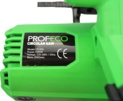 Profeco Cirkelzaag 1300W - Ø185mm - Handcirkelzaag Elektrisch - Met Parallelgeleider - Incl. 24T Zaagblad -Makita || Merkloos || Stanley Verkoopwinkel 1200x986 8