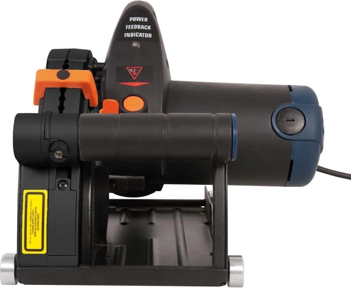 FERM WSM1008 Muurfrees - Freesmachine - 1600W - Met 2 Diamantschijven 150mm - Laser - Stofzuigadapter - Canvas Opbergtas 3 FERM WSM1008 Muurfrees - Freesmachine - 1600W - Met 2 Diamantschijven 150mm - Laser - Stofzuigadapter - Canvas Opbergtas - Afbeelding 3