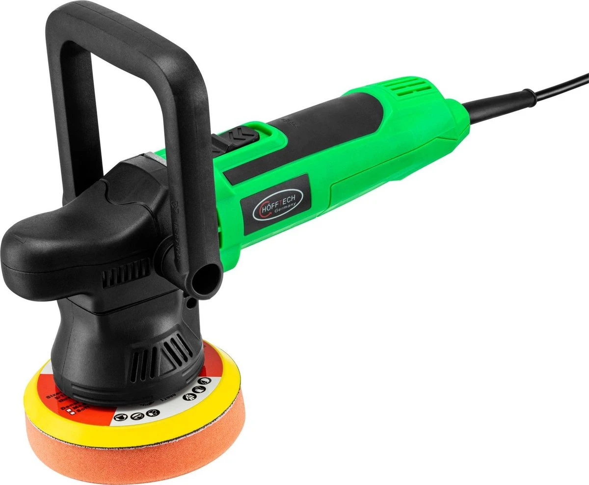 Hofftech Haakse Polijstmachine Excentrisch - 650 W - Met Accessoires 11 Hofftech Haakse Polijstmachine Excentrisch - 650 W - Met Accessoires - Afbeelding 11