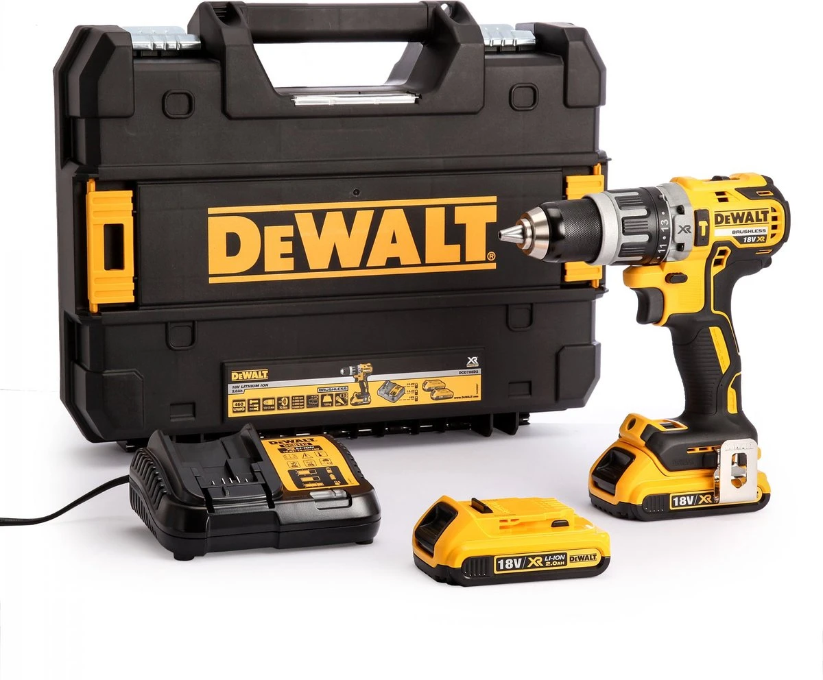 DeWALT DCD796D2 Accu Klopboormachine - 18V - 2 Accu's 8 DeWALT DCD796D2 Accu Klopboormachine - 18V - 2 Accu's - Afbeelding 8