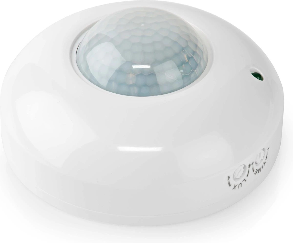 Bewegingsmelder - Plafondmontage - Opbouw - 6 Meter Bereik - 360° - IP20 - Wit - Allteq 1 Bewegingsmelder - Plafondmontage - Opbouw - 6 Meter Bereik - 360° - IP20 - Wit - Allteq