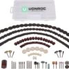 VONROC Roterende Multitool – Accessoireset – 192 Stuks – Universeel – Voor Roterende Multitools