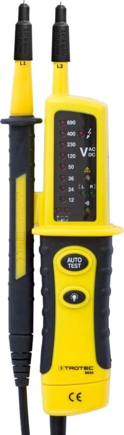 TROTEC Tweepolige Spanningstester BE20 14 TROTEC Tweepolige Spanningstester BE20 -Makita || Merkloos || Stanley Verkoopwinkel 343x1200
