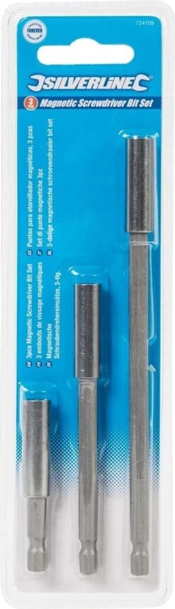 Silverline Magnetische Schroevendraaier Bithouder Set - 60, 100 En 150 Mm - 3 Delig -Makita || Merkloos || Stanley Verkoopwinkel 345x1200
