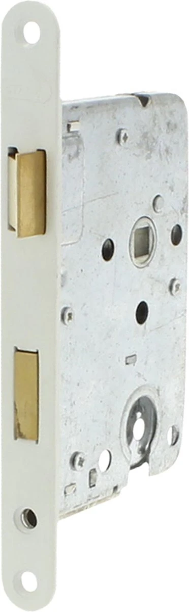 Starx Deurslot Binnendeur – Kamerdeurslot Met Voorplaat Wit Lak – Slot Met Sleutels – 50 X 56 Mm 3 Starx Deurslot Binnendeur – Kamerdeurslot Met Voorplaat Wit Lak – Slot Met Sleutels – 50 X 56 Mm - Afbeelding 3