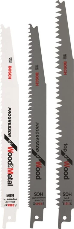 Bosch Reciprozaagbladen - 3-delig