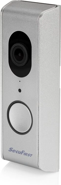SecuFirst DID701S Slimme Wifi Deurbel Met Camera Met Draadloze Gong Zilver Grijs - 1080P -Makita || Merkloos || Stanley Verkoopwinkel 396x1200