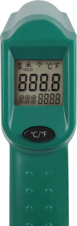 VONROC Digitale Infrarood Thermometer – Laser – Meetbereik -40°C Tot 530°C – Incl. 2 Batterijen -Makita || Merkloos || Stanley Verkoopwinkel 409x1200 1