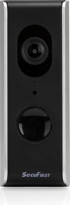 SecuFirst DID701B Slimme Wifi Deurbel Met Camera Met Draadloze Gong Zwart Grijs - 1080P -Makita || Merkloos || Stanley Verkoopwinkel 414x1200