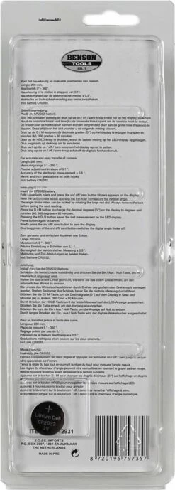 Benson Instelbare Winkelhaak - Zwaaihaak - Digitaal - 200 Mm -Makita || Merkloos || Stanley Verkoopwinkel 430x1200