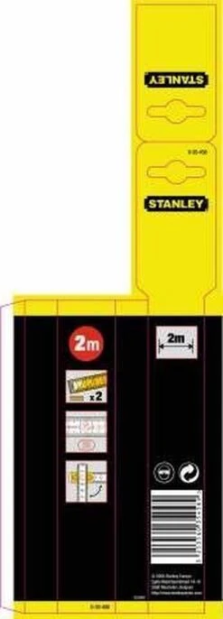 STANLEY Duimstok 2m - 15mm Geel/Wit -Makita || Merkloos || Stanley Verkoopwinkel 432x1200