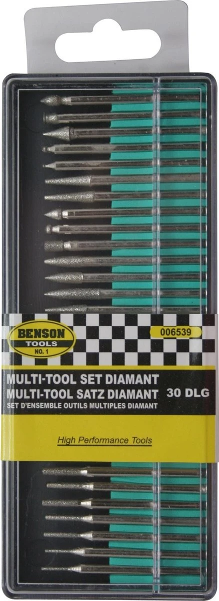 Benson 30-Delige Multitool Accessoireset Frezensets (Geschikt Voor O.a. Multitool) 5 Benson 30-Delige Multitool Accessoireset Frezensets (Geschikt Voor O.a. Multitool) - Afbeelding 5