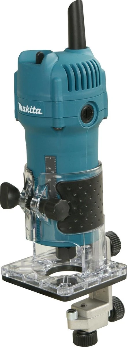 Makita 3709 Blau/Schwarz Einhandfräse 1 Makita 3709 Blau/Schwarz Einhandfräse