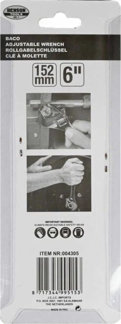 Benson Baco Verstelbare Moersleutel 6" - 15 Cm -Makita || Merkloos || Stanley Verkoopwinkel 449x1200