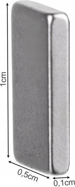 Set Van 50 Supersterke Mini Neodymium Magneetjes - Super Sterke Kleine Magneten - Rechthoekig - Platte Magnets Voor Memobord/Whiteboard - 10x5 Mm - Permanente Magnetische Kracht - Set Van 50 Stuks -Makita || Merkloos || Stanley Verkoopwinkel 485x1200