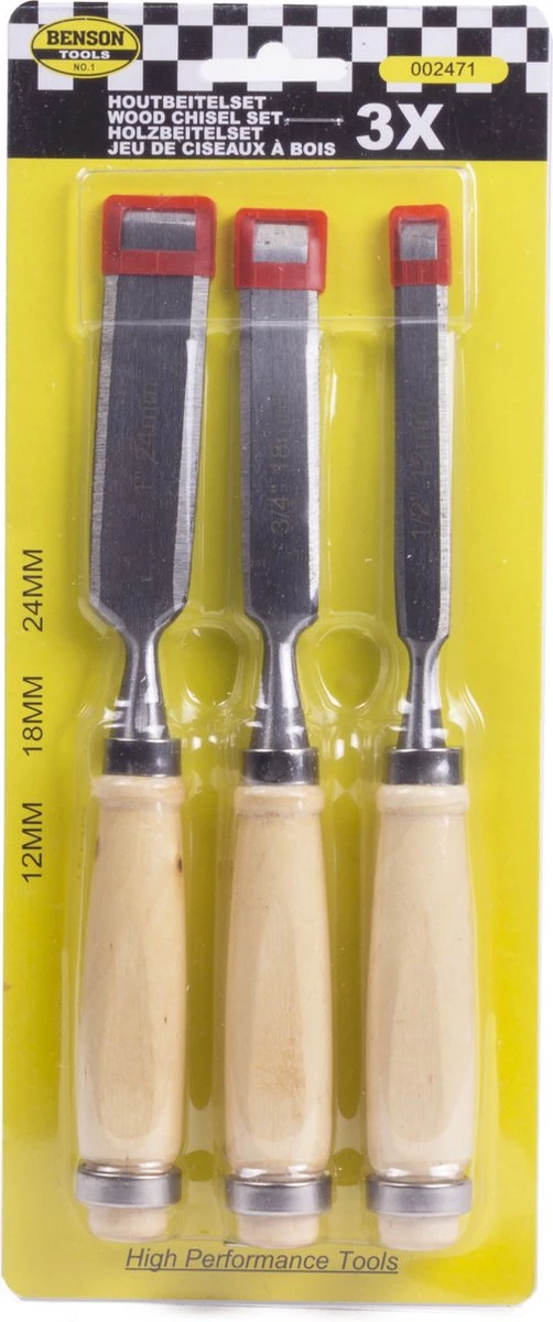 Benson Houtbeitelset 3 Dlg 3 Benson Houtbeitelset 3 Dlg - Afbeelding 3