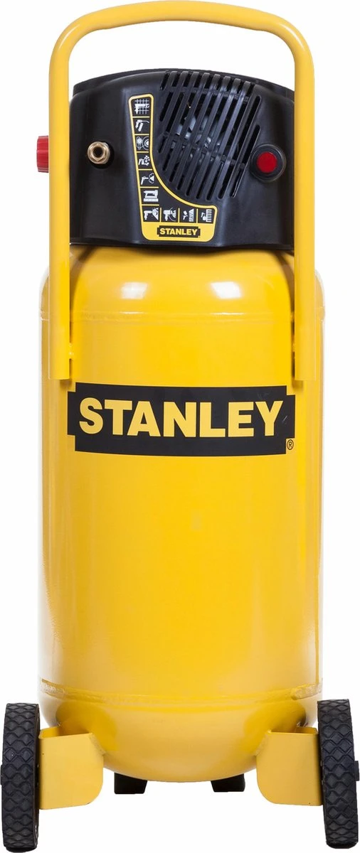 STANLEY Compressor D230/10/50V - Olievrij - 10 Bar - 50 Liter Tank - Inclusief 6-delige Accessoire Set 2 STANLEY Compressor D230/10/50V - Olievrij - 10 Bar - 50 Liter Tank - Inclusief 6-delige Accessoire Set - Afbeelding 2